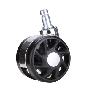2.5 Inch 60mm Durable Office Chair Caster <b>Wheels</b> 11*22mm 10*22mm Stem Furniture Replacement Spare Parts - Product Image 1