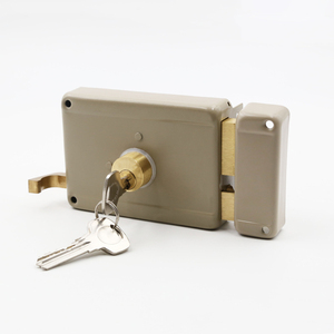 Serrures de sécurité extérieures anti-effraction pour portes d'entrée et portails de jardin avec poignées et boutons de porte, cylindre de sécurité en laiton avec clé - Product Image 4