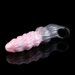 Funda Extensora de Pene al por Mayor, Funda de Fantasía para Agrandar con Anillo para el Pene, Agrega Grosor y Longitud, Juguete Sexual para Adultos para Hombres y Parejas - Product Image 5