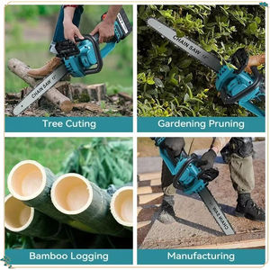 Outils électriques sans fil <span class=keywords><strong>Makita</strong></span> 18V, parfaits pour le bricolage <span class=keywords><strong>à</strong></span> domicile et le travail professionnel de l'aménagement paysager, la coupe de bois en extérieur, <span class=keywords><strong>tronçonneuse</strong></span> portable - Product Image 6
