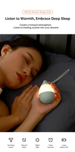 자동 감지 스마트 아기 수면 트레이너 26가지 진정 소리 맞춤형 음악 아기 수면 보조 화이트 노이즈 - Product Image 4