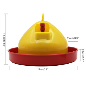 Di alta qualità pollame Plasson di pollo bevitore di pollo Brolier fontane di acqua di <span class=keywords><strong>plastica</strong></span> di pollo abbeveratore per la vendita - Product Image 2