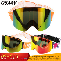 Lunettes de ski professionnelles, double couche anti-buée, lentille sphérique, technologie OTG, compatibles avec les casques, lunettes de ski pour hommes, femmes, adultes