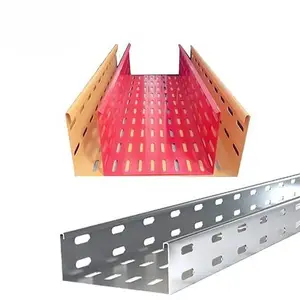 Hot dip galvanized perforated steel tray cable stainless steel aluminium Factory manufacturer supplier
