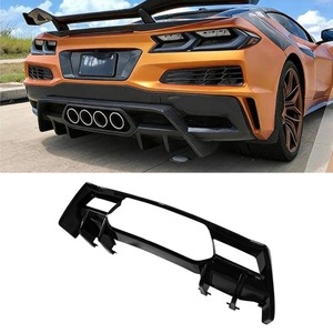 For Chevrolet Corvette C8 Z06 2022-2025 <strong>Car</strong> Rear Bumper Lip Splitter <strong>Diffuser</strong> Body Kit Bumper Guard <strong>Protector</strong> <strong>Car</strong> Accessories - Product Image 2