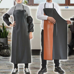 Tablier de travail en PVC noir robuste, promotionné par l'usine, pour hommes, réutilisable et résistant à la vaisselle, idéal pour le nettoyage et le travail des pêcheurs - Product Image 2
