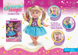 Bambola Dottore Interattiva da 14 Pollici per Bambine con Accessori Medici - Impara a Prenderti Cura degli Altri - Product Image 6