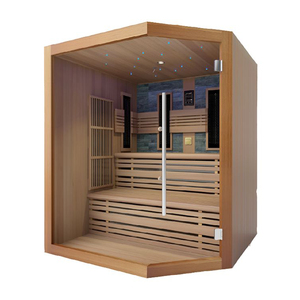 Sauna e Bagno Turco <span class=keywords><strong>di</strong></span> Lusso per Interni Serie in Pietra Artificiale Sauna a Infrarossi Lontani Sauna a Vapore Secco e Umido per 4-5 Persone - Product Image 3