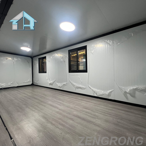 40ft Modernes Erweiterbares Vorgefertigtes Containerhaus Faltbares Tragbares Tiny Home 3-5 Schlafzimmer Villa Büro Badezimmer - Product Image 2