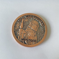 Moneda Conmemorativa Personalizada de Metal, Moneda de Desafío Personalizada en 3D, Moneda Antigua de Metal Dorado