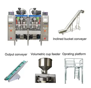 RL422 Twin-Type Vertical Automatic Packing Machine For Casual Snacks Food In Pouches Bags Film