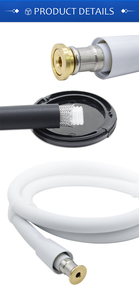 Manguera de <span class=keywords><strong>ducha</strong></span> de silicona blanca de alta calidad Flexible Anti-Twist Super-Flex Design Elegante tubo de <span class=keywords><strong>ducha</strong></span> fácil de enrollar - Product Image 6