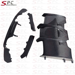 Diffuseur arrière en fibre de carbone sèche SPC 2014-2020 pour <span class=keywords><strong>BMW</strong></span> M3 M4, kit de lèvre arrière en fibre de carbone préimprégnée pour <span class=keywords><strong>BMW</strong></span> M3 M4 F80 F82 F83 - Product Image 2