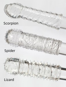 Preservativi Estensibili in Silicone a Forma di Drago per l'Ingrandimento del Pene Maschile - Product Image 5