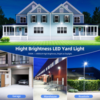 Lámpara de Pared Exterior LED Cilíndrica de 50W 7000LM IP65 Impermeable, Estilo Granero, Encendido/Apagado Automático, Aleación de Aluminio, Luz Diurna 5000K, Iluminación de Jardín