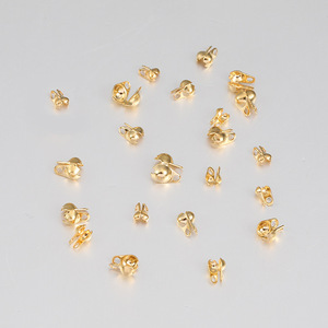 Thép không gỉ đồ trang sức tìm thấy calotte kết thúc <span class=keywords><strong>Knot</strong></span> bao gồm đôi vòng khép kín vỏ sò hạt kết nối kết thúc Hạt Đóng Cửa Khóa - Product Image 5