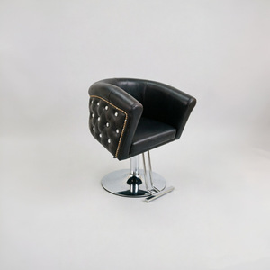 Taburete de Maquillaje de Lujo con Pedrería, Silla Giratoria de PU Resistente a las Manchas para Salón de Belleza <span class=keywords><strong>y</strong></span> <span class=keywords><strong>Bar</strong></span> - Product Image 3