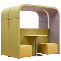Cabine téléphonique insonorisée pour bureau, ensemble de canapés, mobilier de bureau pour salles de réunion et hôpitaux, cabines d'intimité de bonne qualité