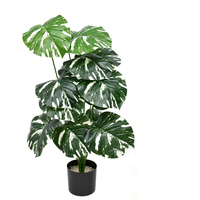 Palmier artificiel, Monstera artificiel, Bananier artificiel sans pot pour les événements de mariage, la décoration de la maison et des hôtels
