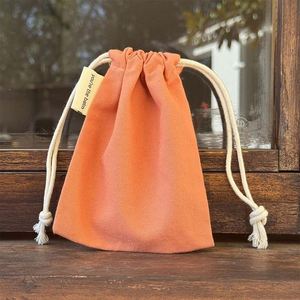 High Quality Cotton <b>Drawstring</b> Bag Casual Style <b>Pouch</b> Bag Durable Dust Canvas <b>Drawstring</b> <b>Pouch</b> - Product Image 5
