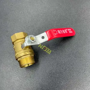 Nfjm nhiệm vụ cao cấp 1/2 inch FNPT đồng thau bóng van mô hình S-1094-8 cổng đầy đủ lý tưởng cho các hệ thống đường ống công nghiệp