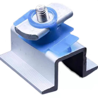Accessoires de fixation solaire, raccords PV en aluminium, connecteur à boulon de serrage pour système de support de panneaux solaires sur toit et au sol