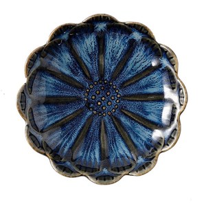 Luxury Japanese Style Plant Pattern Eco-Friendly Ceramic Small Seasoning Dish <b>for</b> Hot Pot and Snacks Wholesale - Product Image 6