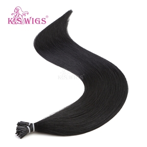 Extensions de cheveux K.SWIGS I-Tip, 100% cheveux humains vierges, micro-perles, sans colle, installation facile, lisses et naturelles, vente en gros. - Product Image 3