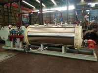 Chaudière à vapeur à tube de feu horizontal pour l'industrie alimentaire, haute pression, automatique, à gaz ou à mazout, 1000 kg/h, générateur de vapeur