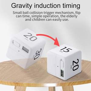 Cubo de Tiempo Inteligente Google Pomodoro al por Mayor para Productividad, Estudio Visual para Niños, Cocina Digital, Flip - Product Image 2