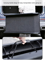 Rampe de voiture pliable en PP pour animaux de compagnie, surface mate antidérapante, capacité de charge élevée, échelle d'escalade pour chiens de grande et moyenne taille, pour SUV et voyages
