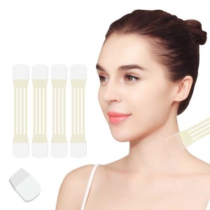 JOGOGO 20 Pezzi Nastro Adesivo Invisibile Monouso per Viso e Collo, Antirughe per Donne, Traspirante, Nastro Lifting per il Collo - Product Image 1