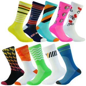 Wholesale Custom logo Fashion Outdoor Compression Nylon Men's Bicycle Oem Sports Bike Running <strong>Coolmax</strong> Cycling <strong>Socks</strong> - Product Image 5