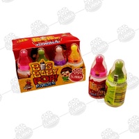 Bonbons en poudre Halal Big Baby Pop très demandés, bonbons durs en forme de biberon et de tétine, bonbons sucrés enrobés, emballage en boîte, jouet fantaisie pour enfants, vente en gros
