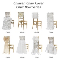 Écharpes de couverture arrière de chaise mariage vente en gros