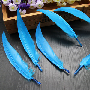 Bán Buôn 10-15 Cm Nhuộm Ngỗng Bay Cánh Lông Lông Lông Tự Làm Thủ Công Mỹ Nghệ Nhà Máy Sản Xuất Vải Bút Trang Phục Couture Bó Hoa Cưới Lông - Product Image 5