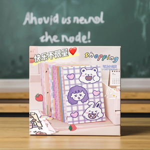Carnet A5 super mignon de dessin animé, impression bon marché, papeterie créative pour l'école primaire, papeterie <span class=keywords><strong>kawaii</strong></span>, fournitures scolaires - Product Image 6