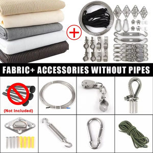 Auvent télescopique extérieur en HDPE, filet pare-soleil ondulé, anti-UV, pergolas, auvent rétractable, voiles d'<span class=keywords><strong>ombrage</strong></span> pour piscine - Product Image 5