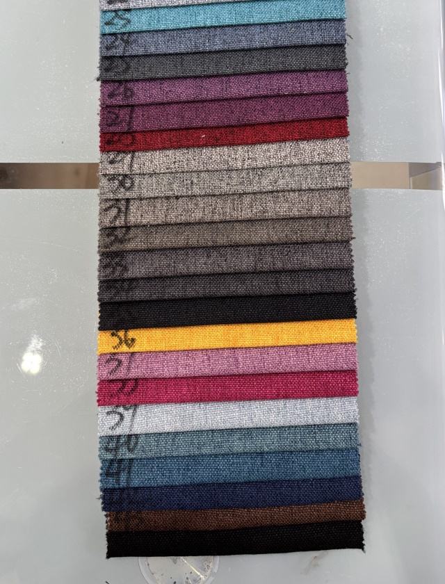 Faux Linen Color Card