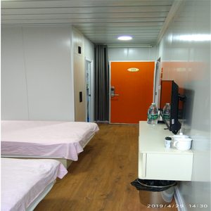 Sang trọng tùy chỉnh-kích thước 40ft thép container Châu Âu Sản xuất đúc sẵn gấp vận chuyển Modular văn phòng sử dụng phẳng Gói Nhà - Product Image 5