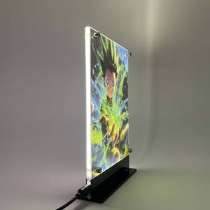 Poster Retroilluminato a LED <span class=keywords><strong>Hunter</strong></span> X <span class=keywords><strong>Hunter</strong></span>, Luce Notturna Anime Gon per Camera da Letto, Lampada da Tavolo Decorativa per Sala Giochi, Insegna LED <span class=keywords><strong>Killua</strong></span> - Product Image 3