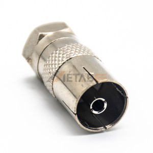 Adaptateur RF coaxial droit de type F mâle vers PAL femelle pour câble d'<span class=keywords><strong>antenne</strong></span> satellite TV - Product Image 1