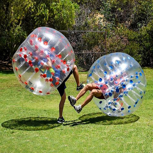 6 Mini Inflatable Basketball Blow Bouncy Ball Kids Outdoor