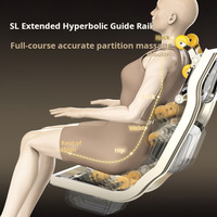 Fauteuil de massage électrique de luxe, fauteuil de massage shiatsu, corps entier, zéro gravité