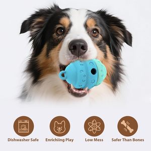 Jouet à mâcher pour chien en caoutchouc naturel, design personnalisé, indestructible, résistant, durable, pour les chiens qui mâchent agressivement - Product Image 4