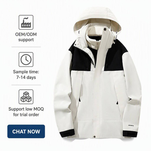 <span class=keywords><strong>Veste</strong></span> unisexe personnalisée 3-en-1 doublée <span class=keywords><strong>polaire</strong></span> détachable, coupe-vent à capuche pour la randonnée, marque privée, OEM clé en main, 7 couleurs - Product Image 1