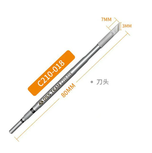 Puntas OSS <span class=keywords><strong>C210</strong></span> <span class=keywords><strong>C210</strong></span>, punta de soldador Universal <span class=keywords><strong>C210</strong></span>, cartuchos de 018/002/compatibles con JBC T210 T26 para reparación de teléfonos móviles - Product Image 3