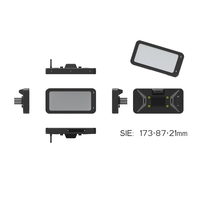 Hesida sans fil moto Carplay écran 6.25 "étanche GPS navigateur 2HD 1080P caméras moteur DVR TMPS Carplay moto