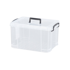 Extra Large Storage <b>Box</b>, Household Transparent Plastic Square <b>Box</b> for <b>Clothes</b>, Right-Angle Outdoor Handheld, Food Grade - Product Image 5