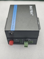 Modem Serat Asinkron Antarmuka RS485 Konverter Serial RS485 ke Serat Optik Modem Transmisi Data Industri